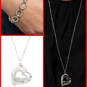 A Mothers Heart - 2pc Set - White